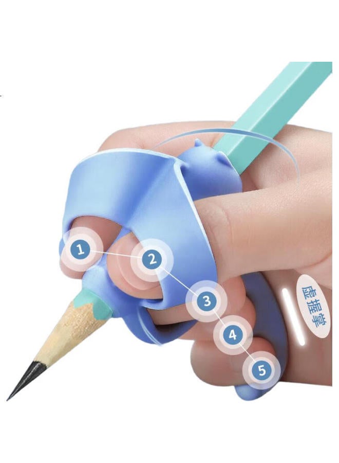 Cat Prince Maotaizi Pen Grip Corrector For Children, Elementary School Students, Kindergarten 3-6 Years Old Beginners, Writing Hand Wrist Pen Grip Corrector, 2-Pack - Image 3