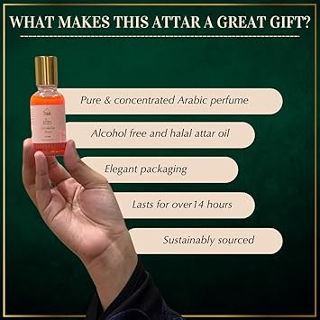 DUKHNI Sandalia Rose Attar Oil by Dukhni Long Lasting Arabic Perfume Oils for Men and Women Rose Attar sandal sandalwood oil 30ml Pure Roll On Attar Non alcoholic Vegan Perfume - Image 5