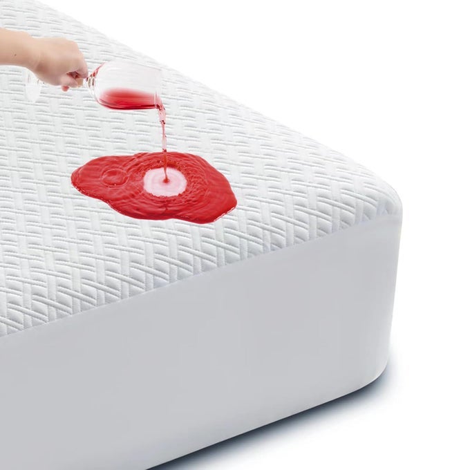 FULL SIZE 100 WATERPROOF MATTRESS PROTECTOR COOLING MATTRESS COVER FITTED 821 DEEP POCKET 3D AIR FABRIC SOFT BREATHABLE BED MATTRESS PAD COVER NOISELESS WASHABLE