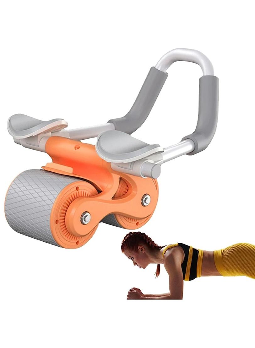 Ab Abdominal Roller Wheel With Elbow Support Core Strength Training For Abs Workout Exercise Wheels For Home Gym, Fitness Equipment For Core Workout With Knee Pad Accessories