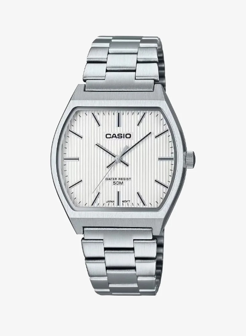 كاسيو Men's Stainless Steel Analog Watch MTP-B140D-7AVDF - 39X36  mm