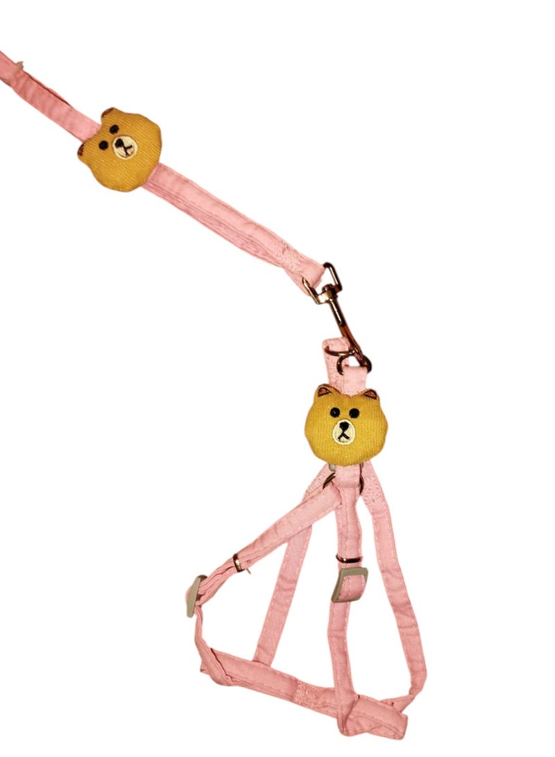 Easy-to-use cat collar and leash, attractive shape for kittens and girl puppies - Image 1