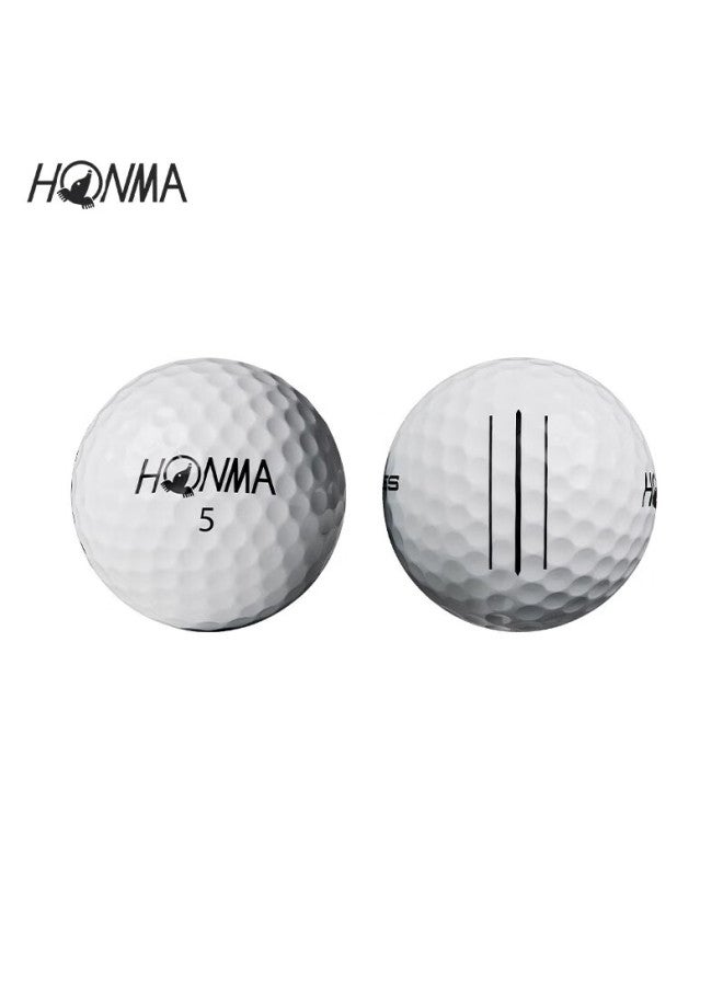 Honma Beres 5star Plus Golf Balls: More Stable And Precise, Upgraded Version, Six-layer Balls - Image 2