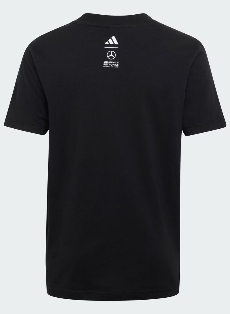 Adidas Mercedes - Amg Petronas Formula 1 Team George Russell Graphic T-Shirt - Image 2