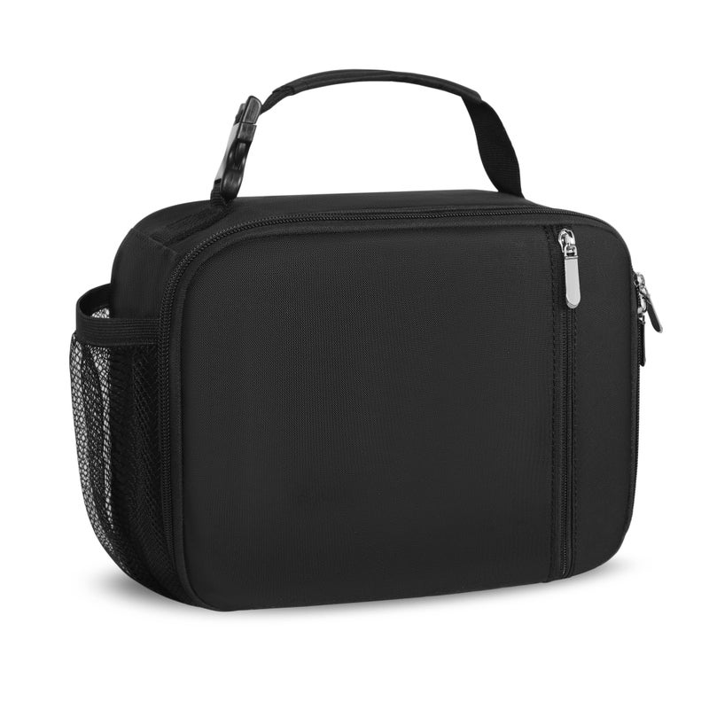 esouler Lunch Box Kids Insulated Lunch Bag for Boys Girls Durable Children Lunchbox for School with Water Bottle HolderBlack