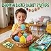 Beanewone Easter Dino Eggs Dig Kit 12 Colorful Dinosaur Easter Eggs with Dinosaur Figures 12 Dig Tools for Easter Egg Hunt Easter Basket Stuffers Easter Toys and Games Colorful - Image 4