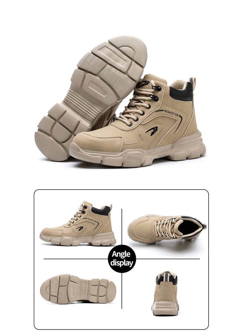 VICTGOAL - R-Win Waterproof Work Boots Steel Toe Cap Shoe Men Women Lightweight Comfortable Mid Top Safet Trainers - Image 1