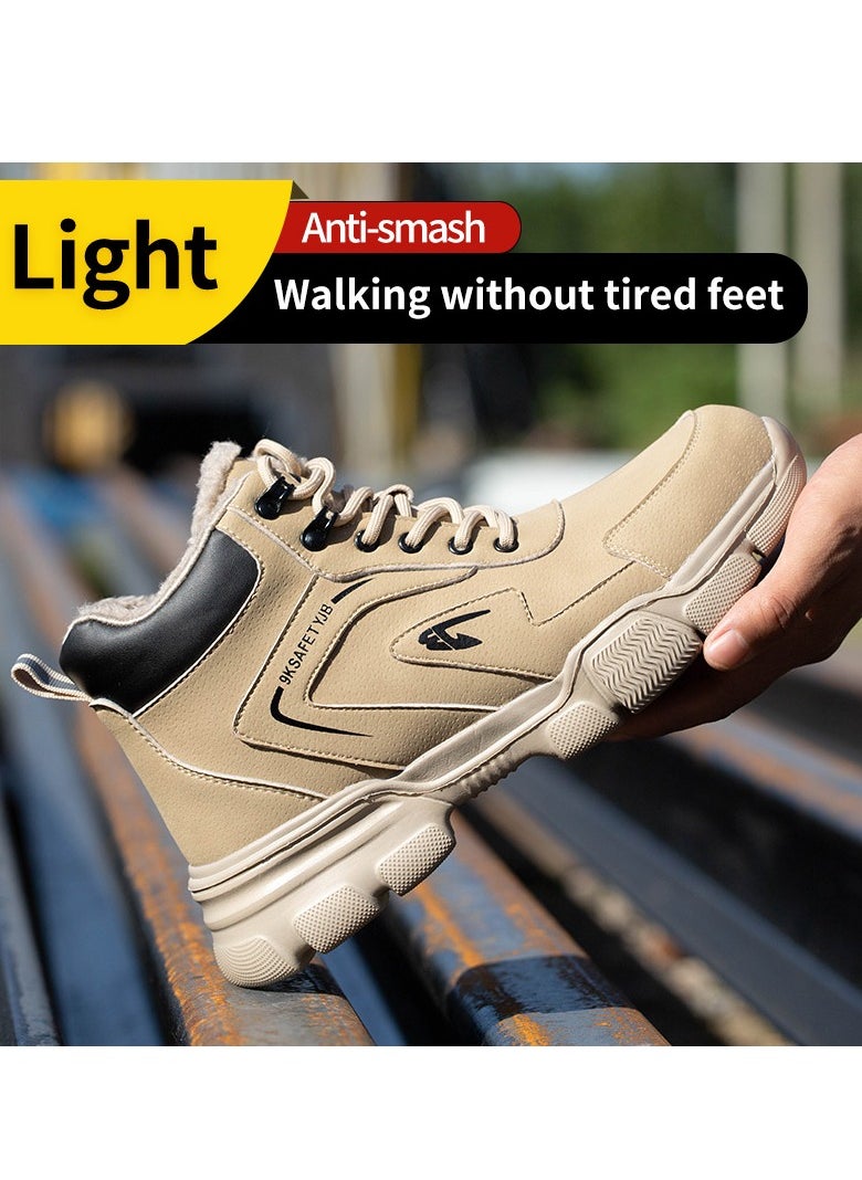 VICTGOAL - R-Win Waterproof Work Boots Steel Toe Cap Shoe Men Women Lightweight Comfortable Mid Top Safet Trainers - Image 1