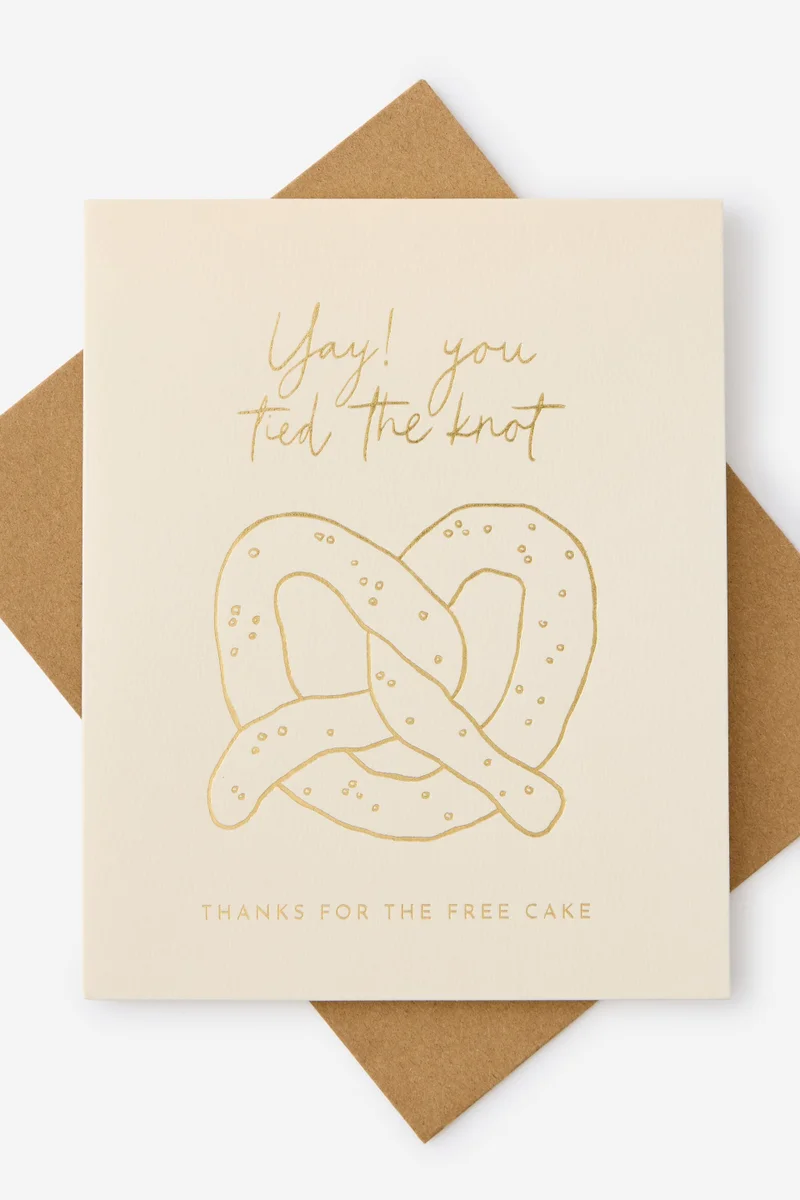 Typo Premium Wedding Card