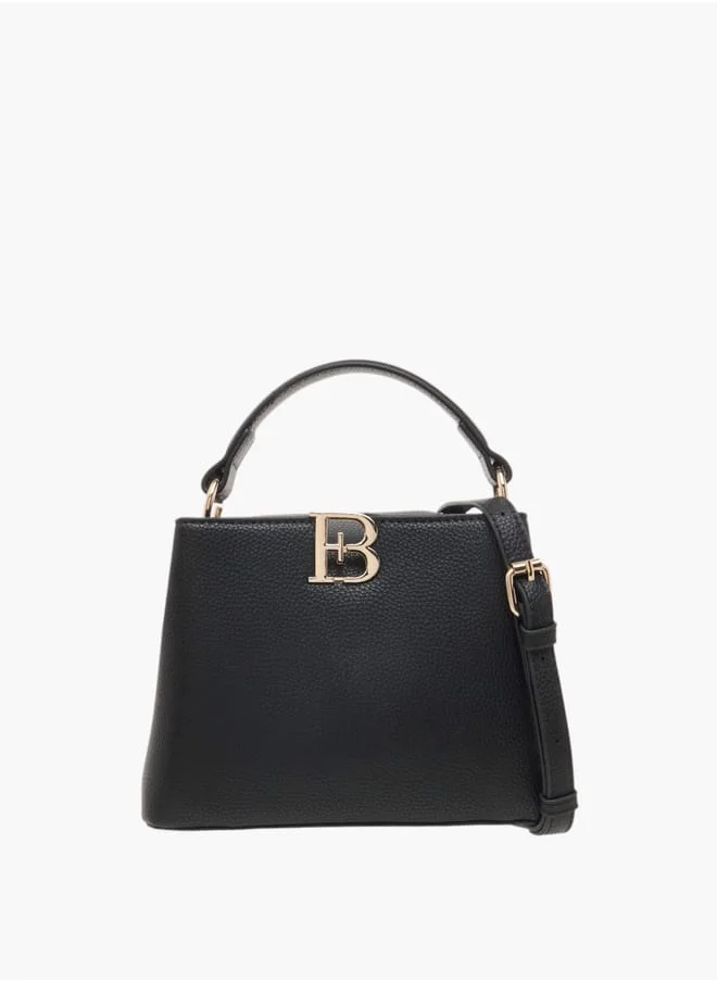 Flora Bella By Shoexpress Womens Monogram Crossbody Bag With Zip Closure And Single Handle