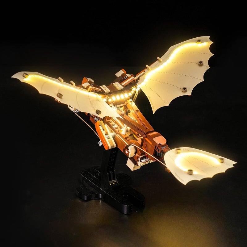 LocoLee Light kit Compatible with Lego Leonardo da Vincis Flying Machine No Model Only Light LED Lighting Accessories Compatible with Lego The Flying Machine of Leonardo da Vinci 10363 - Image 3