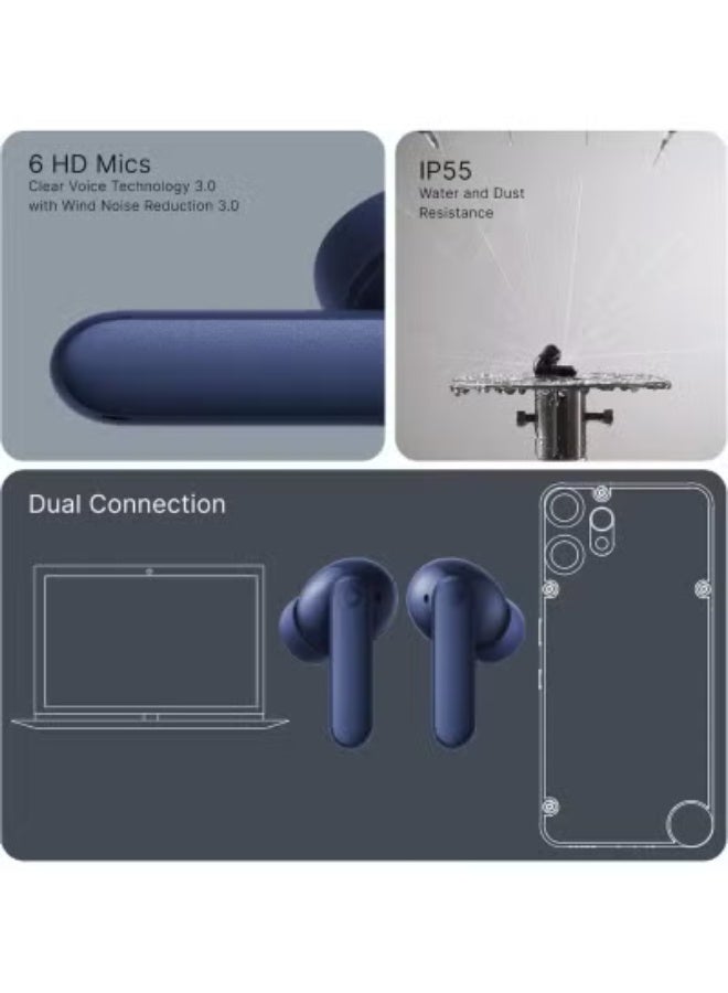 cmf by NOTHING CMF Buds 2 Plus Earbuds - Blue - Image 3