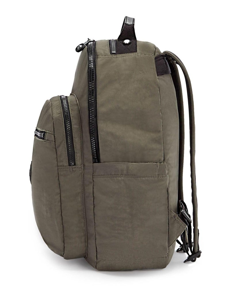 KIPLING KIPLING Kipling Unisex's Seoul Backpack, Green Moss, One Size - Image 3