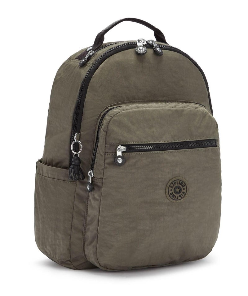 KIPLING KIPLING Kipling Unisex's Seoul Backpack, Green Moss, One Size - Image 2