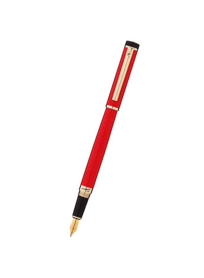 Pimio Pen Gift Set With Pen Pouch Business Office Gift For Men And Women Birthday Gift Student Calligraphy Adult Gift Pen 5510 Bright Red - Image 2