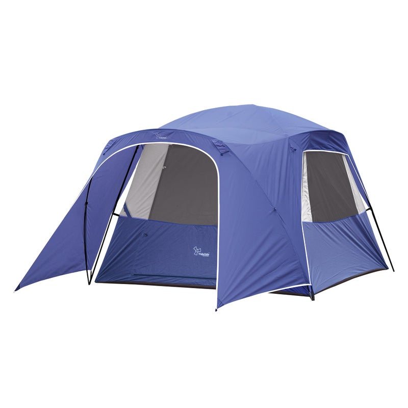 Vidalido 3-4 Person Tent with 1 Mesh Door and 2 Large Mesh Window, Double Layer Waterproof Portable Family Cabin Tent, 4 Person Tents for Outdoor Camping Hiking - Image 1