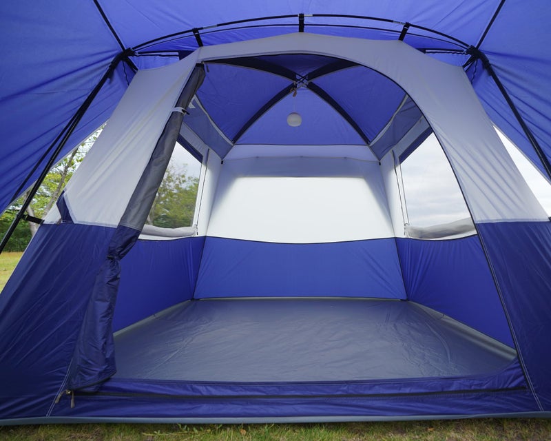 Vidalido 3-4 Person Tent with 1 Mesh Door and 2 Large Mesh Window, Double Layer Waterproof Portable Family Cabin Tent, 4 Person Tents for Outdoor Camping Hiking - Image 3