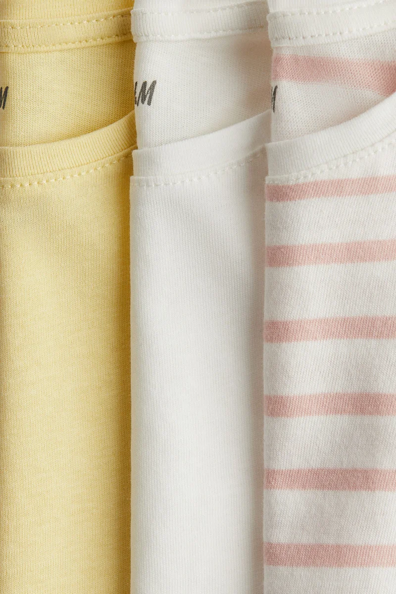 H&M 3-pack flutter-sleeved tops