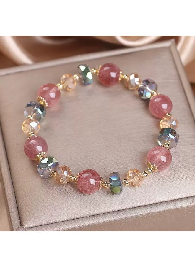 Goolsky Minimalist Crystal Bracelet for Women – Trendy Ins-style Jewelry, Perfect Gift for Friends & Classmates, Sparkling Crystals Adjustable Chain Hypoallergenic, Daily Wear Gifting - Image 1