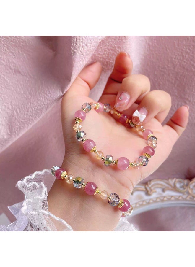 Goolsky Minimalist Crystal Bracelet for Women – Trendy Ins-style Jewelry, Perfect Gift for Friends & Classmates, Sparkling Crystals Adjustable Chain Hypoallergenic, Daily Wear Gifting - Image 3