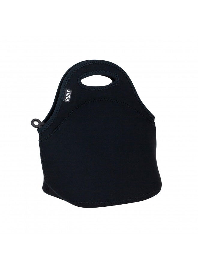 Built BUILT Gourmet Getaway Soft Neoprene Lunch Tote Bag - Lightweight, Insulated and Reusable, One Size, Black - Image 4