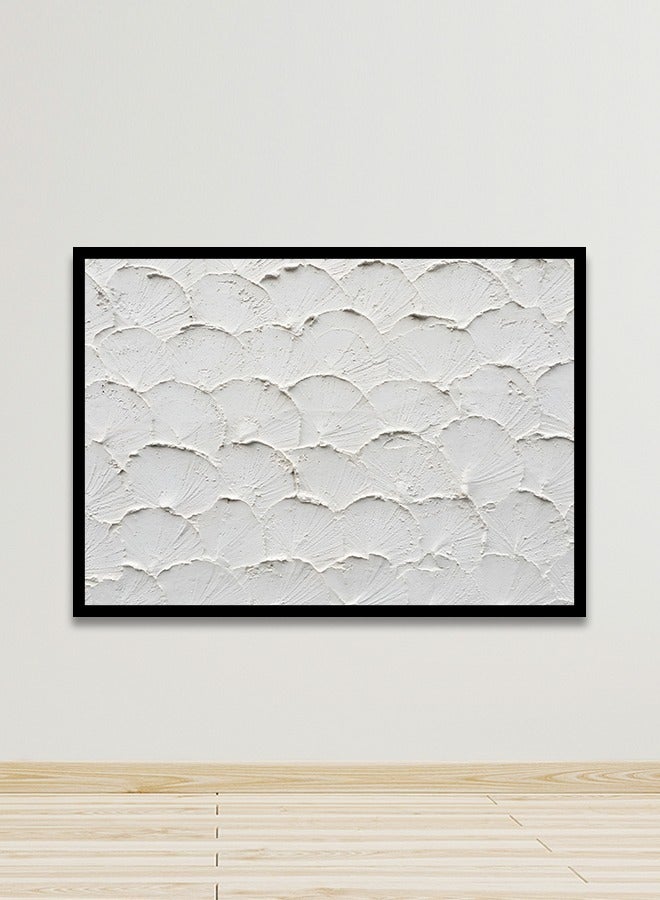 Marktna Canvas Wall Art For Wall Decoration Abstract Design With A Hollow Black Frame Size 120x80cm One Piece - Image 1