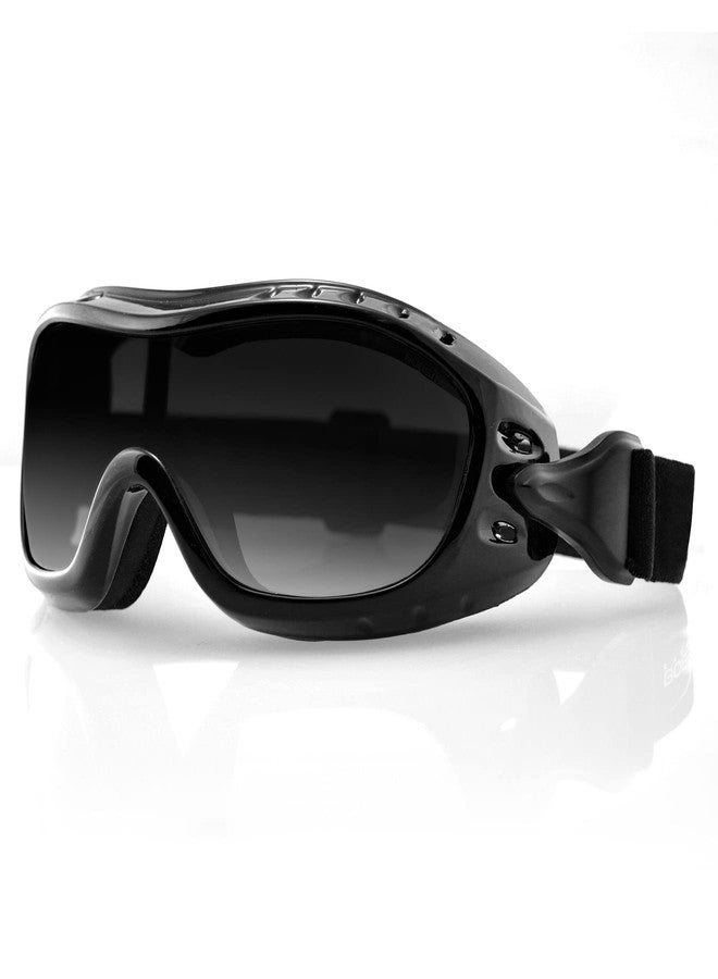 Bobster Night Hawk ®, Gloss Black Frame, Smoked Lens - Image 1