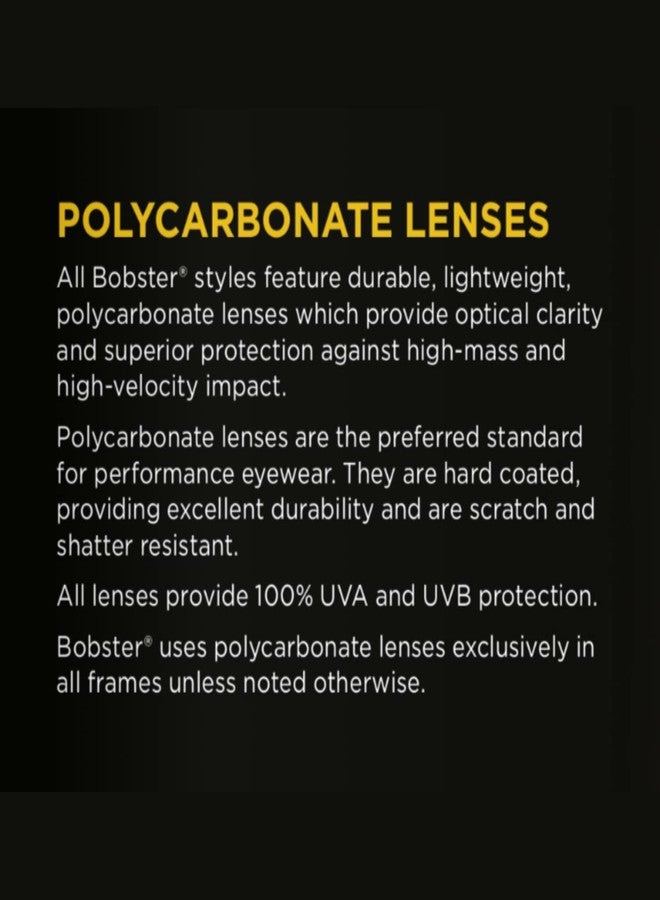 Bobster Night Hawk ®, Gloss Black Frame, Smoked Lens - Image 3