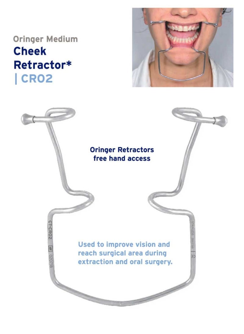 Crosstex - أدوات طب الأسنان ممسحة الخد الدائرية متوسطة الحجم - Image 1