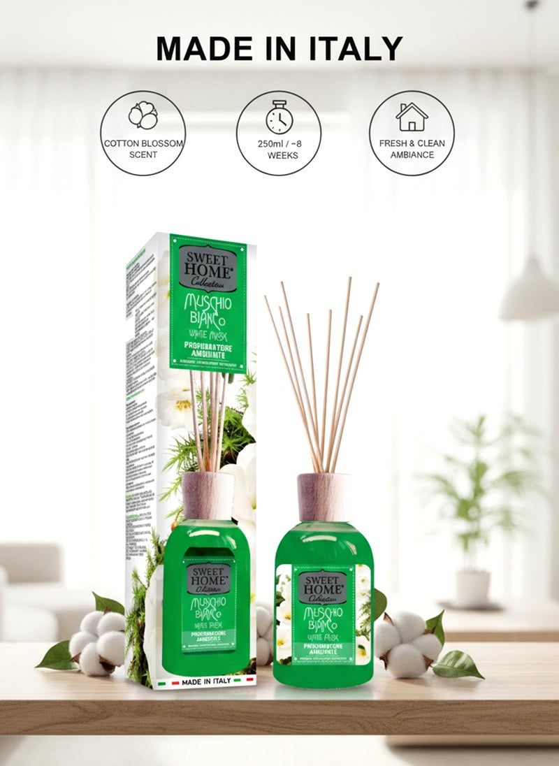 سويت هوم معطر جو سويت هوم أمبينت ٢٥٠ مل - مسك أبيض | بخاخ يدوم طويلًا للمنزل والغرفة | رائحة مسك رقيقة وأنيقة | ينعش الهواء فورًا | مثالي لغرف النوم والمعيشة والمكتب - Image 2