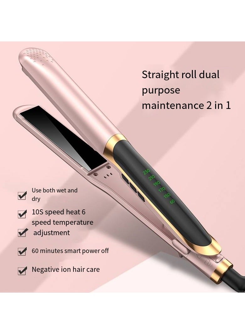 general 2-in-11 Hair Iron Straightener & Curler for Wet/Dry Hair with Ionic Care with Heatproof Design - Image 1
