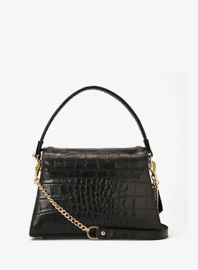 Carmen Steffens  Premium Croco Black Bag for Women | Best Price UAE