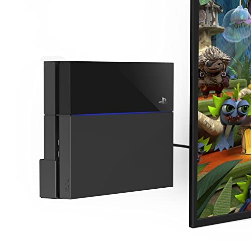 Monzlteck Wall Mount for PS4 OriginalOld ModelNear or Behind TV Space Saving - Image 1