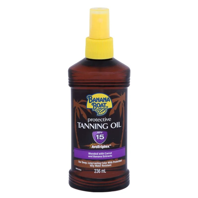 Banana Boat SPF 15 Deep Tanning Oil Blended With Carrot And Banana Extract- 236ml