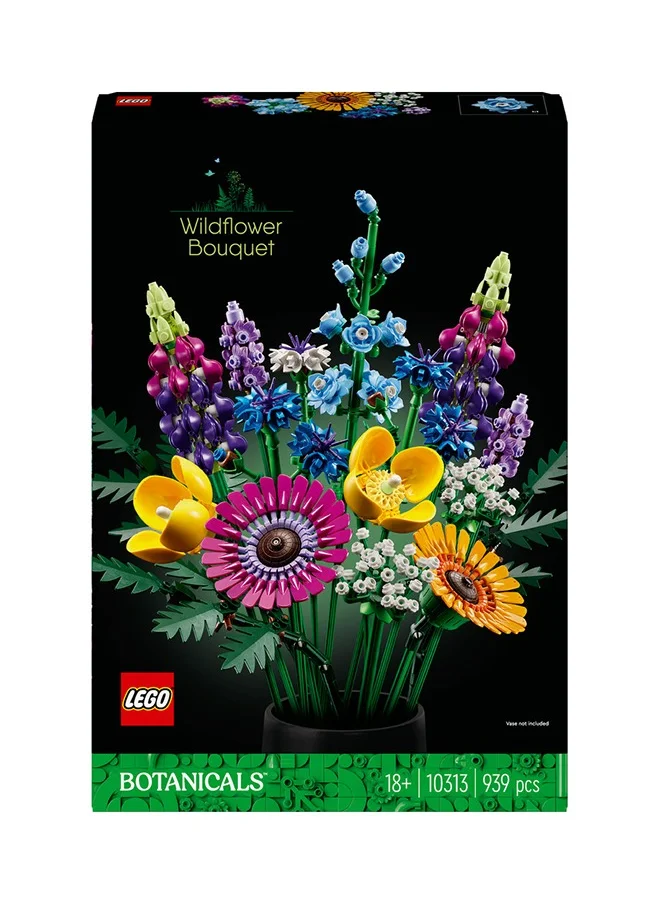 LEGO Botanicals Wildflower Bouquet 10313 Building Set (939) Pieces