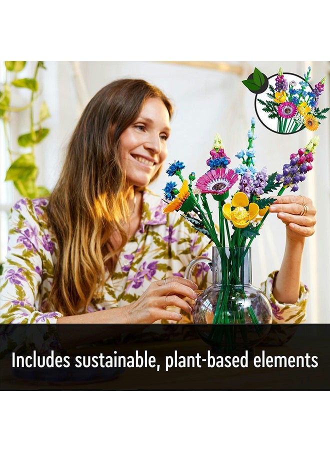 LEGO - Botanicals Wildflower Bouquet 10313 Building Set (939) Pieces - Image 1