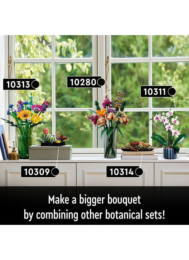 LEGO - Botanicals Wildflower Bouquet 10313 Building Set (939) Pieces - Image 1