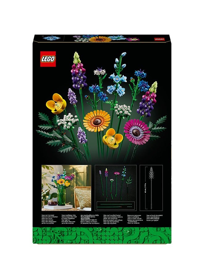 LEGO - Botanicals Wildflower Bouquet 10313 Building Set (939) Pieces - Image 1