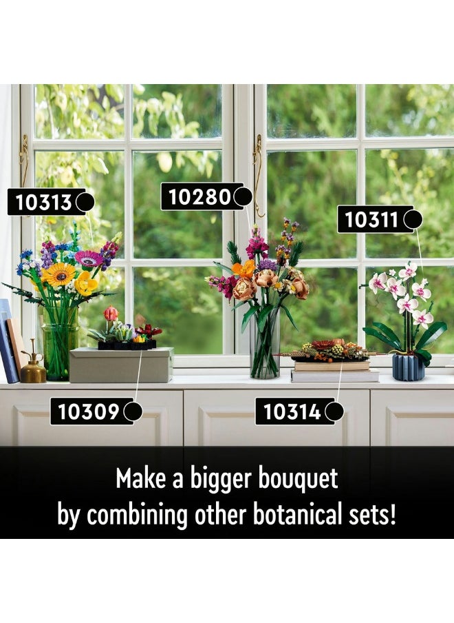 Botanicals Wildflower Bouquet 10313 Building Set (939) Pieces