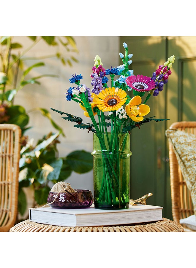 LEGO - Botanicals Wildflower Bouquet Set - Artificial Flowers with Poppies and Lavender - Crafts kit for Adults - Home Office Décor Gifts for Women and Men - Botanical Collection - 10313 (939 pieces) - Image 1