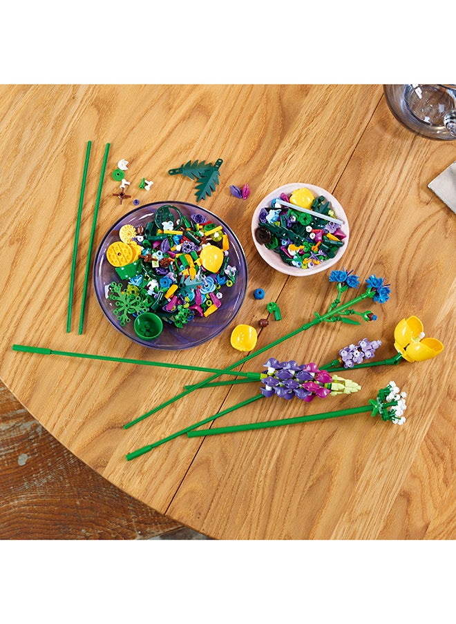 LEGO - Botanicals Wildflower Bouquet Set - Artificial Flowers with Poppies and Lavender - Crafts kit for Adults - Home Office Décor Gifts for Women and Men - Botanical Collection - 10313 (939 pieces) - Image 1