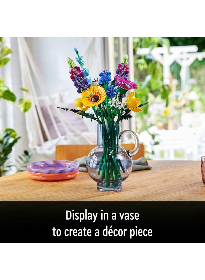 LEGO Botanicals Wildflower Bouquet Set for Adults 10313 (Age 18+, 939 Pieces) - Image 5