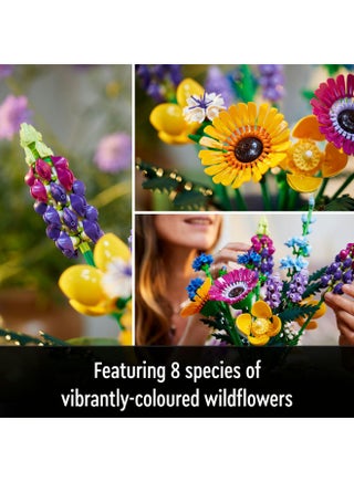 Botanicals Wildflower Bouquet Set for Adults 10313 (Age 18+, 939 Pieces) - view 3