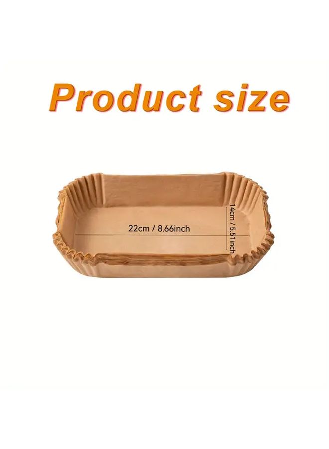Disposable Air Fryer Liners 50pcs Non Stick Parchment Sheets Easy Cleanup Food Safe - Image 4