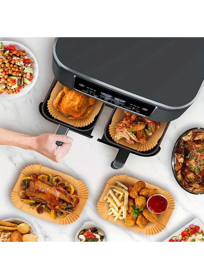 Disposable Air Fryer Liners 50pcs Non Stick Parchment Sheets Easy Cleanup Food Safe - Image 3