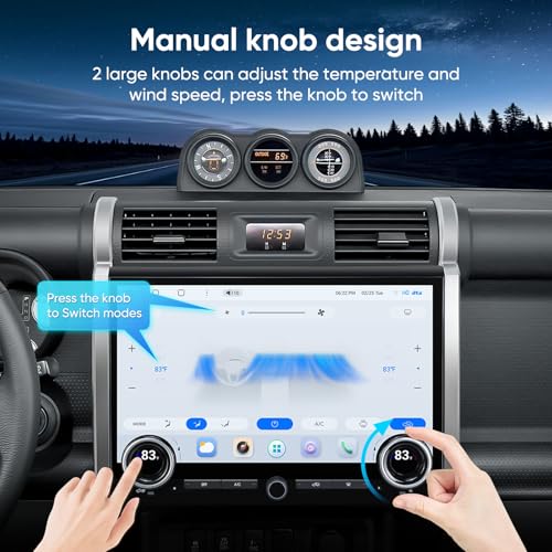 AINAVI 15" Touchscreen Car Stereo Radio for Toyota FJ Cruiser 2007-2021 Wireless CarPlay Android Auto Qualcomm Octa Core 8+128GB BT/WiFi/SWC/DTS GPS Navigation Head Unit Dash Kit Replacement Upgrade - Image 3