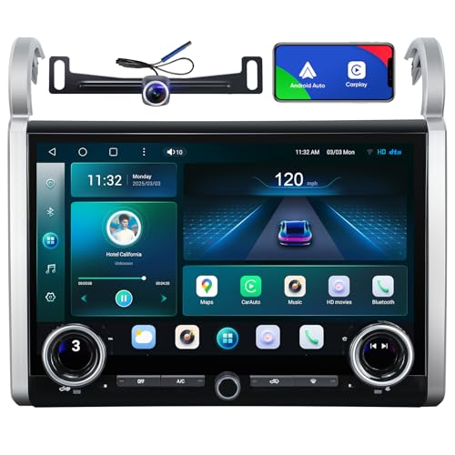 AINAVI 15" Touchscreen Car Stereo Radio for Toyota FJ Cruiser 2007-2021 Wireless CarPlay Android Auto Qualcomm Octa Core 8+128GB BT/WiFi/SWC/DTS GPS Navigation Head Unit Dash Kit Replacement Upgrade - Image 1