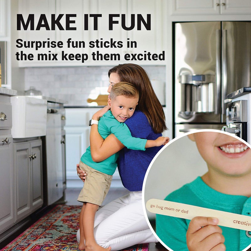 Creative QT Kid's Chore Sticks | Make Chores a Game | Interactive Family Activity | Combine Responsibility | Rewards | A Fun Alternative to a Chore Chart - Image 2