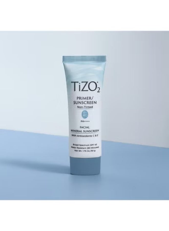 TiZO2 Primer Sunscreen 50g, Non Tinted, SPF 40 PA++++, Facial Mineral Sunscreen - Image 4