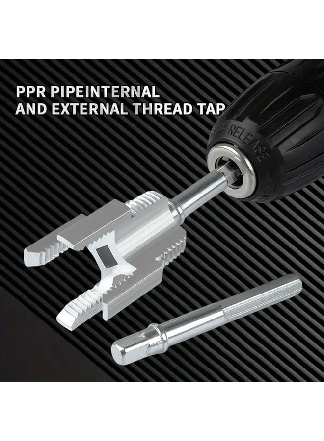 4 Points 6 Points Tap and Die Set for 1 4 1 6 Inch PPR Pipe Threading Manual Tool - Image 5